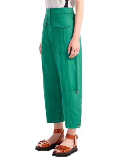 Pantaloni cargo cropped
