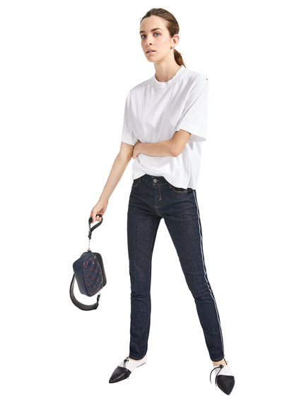 Jeans skinny in denim scuro