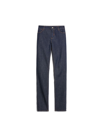 Jeans skinny in denim scuro