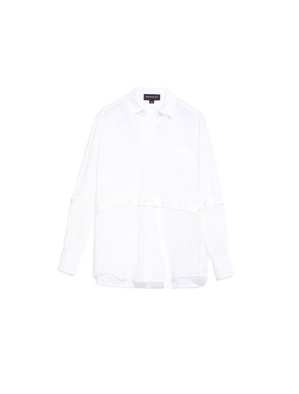 Camicia multi-way in cotone