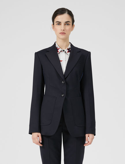 Blazer sartoriale con retro rovesciato