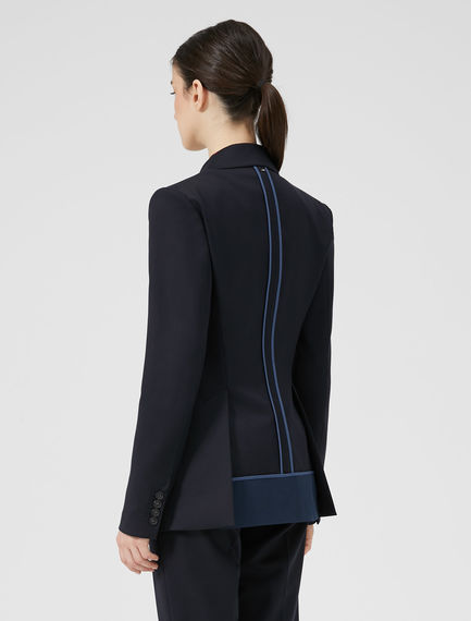 Blazer sartoriale con retro rovesciato