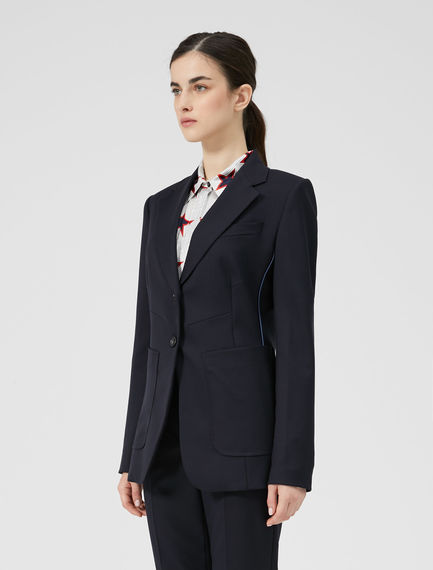 Blazer sartoriale con retro rovesciato