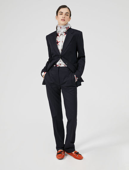 Blazer sartoriale con retro rovesciato