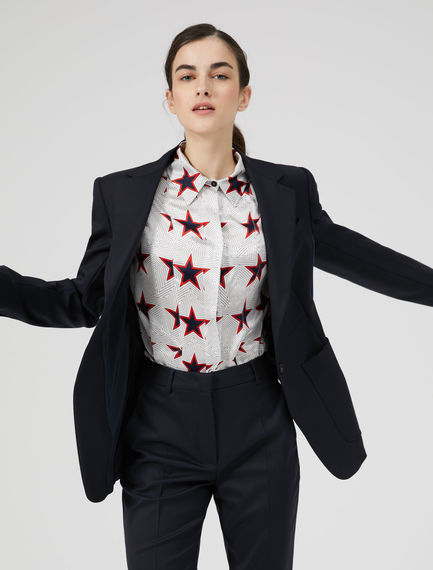 Blazer sartoriale con retro rovesciato
