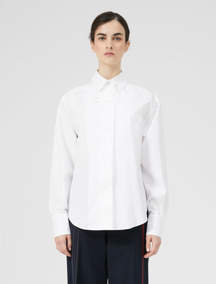 Camicia oversize in popeline di cotone