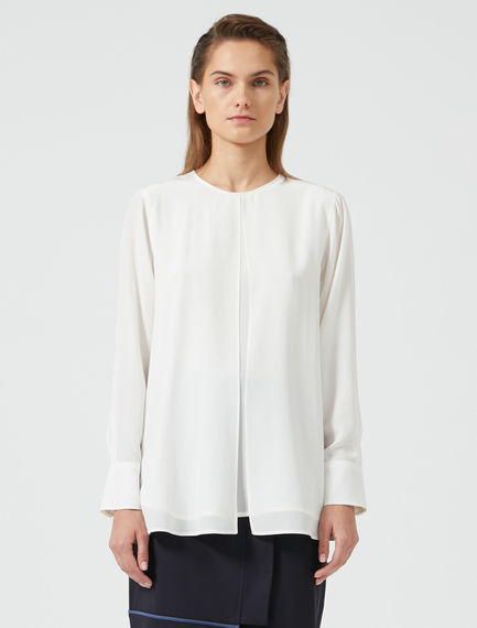 Blusa con doppio pannello