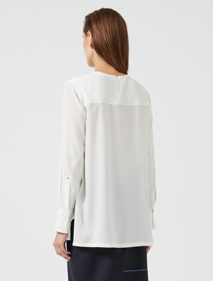 Blusa con doppio pannello