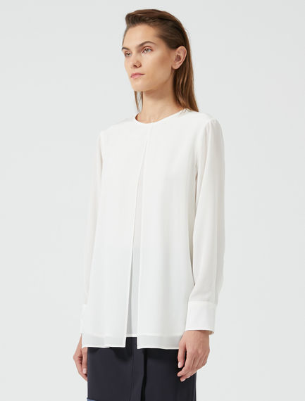 Blusa con doppio pannello