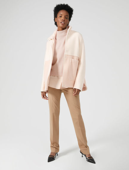 Pantaloni dritti in stile equestre