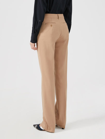 Pantaloni dritti in lana
