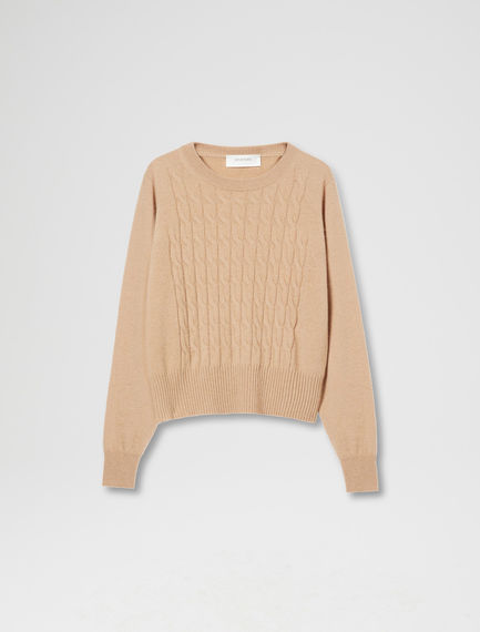 Maglia in cachemire a trecce