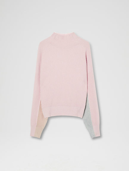 Maglia stile college color-block