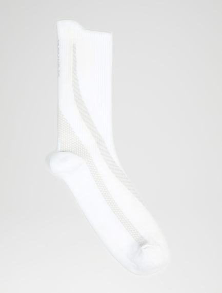 Calzino in filato tecnico con motivi jacquard