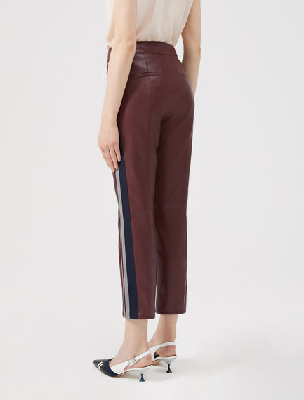 Pantaloni slim in stile biker
