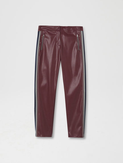 Pantaloni slim in stile biker
