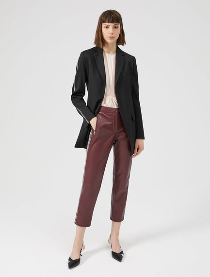 Pantaloni slim in stile biker