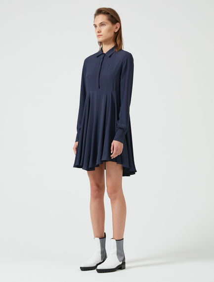 Abito skater in seta colour pop