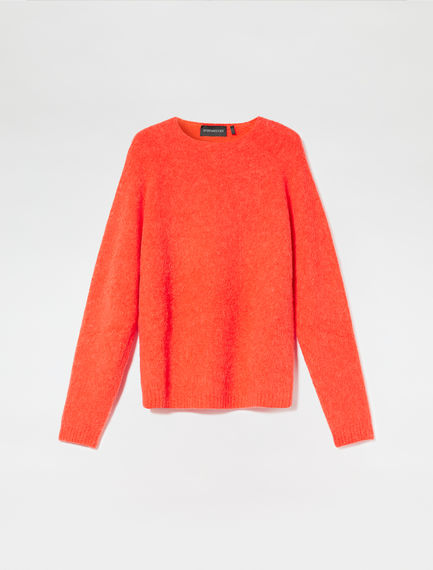 Maglia in alpaca a righe degradé.