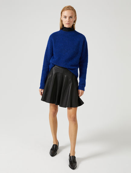 Maglia in alpaca a righe degradé.