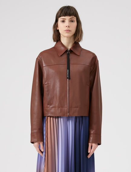 Giubbotto bomber in nappa
