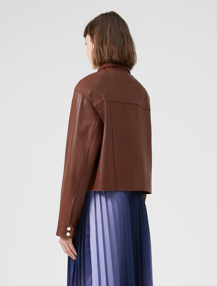 Giubbotto bomber in nappa