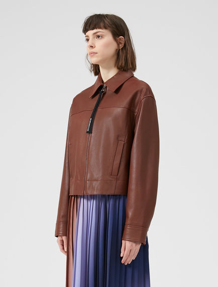 Giubbotto bomber in nappa