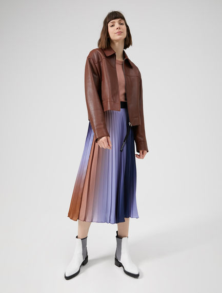 Giubbotto bomber in nappa
