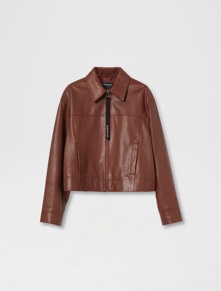 Giubbotto bomber in nappa