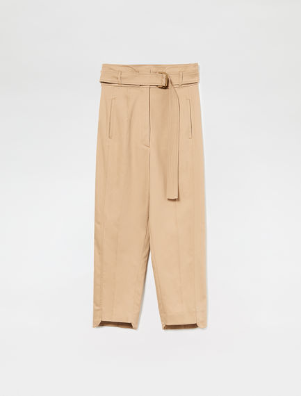 Pantaloni cargo in cotone stretch