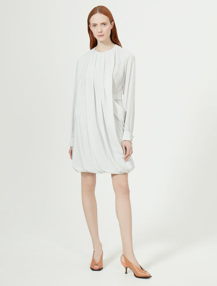 Abito con baschina in eco pelle Sportmax