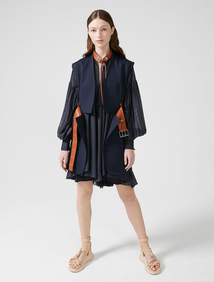 Abiti corto in chiffon