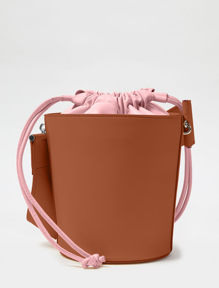 Borsa a secchiello con coulisse