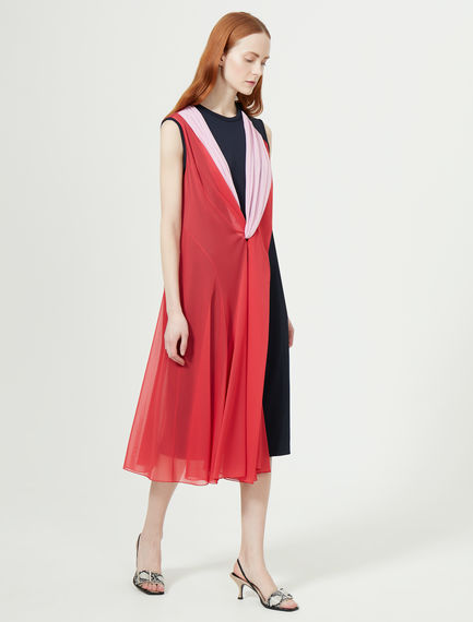 Two-tone Asymmetric Dress Sportmax