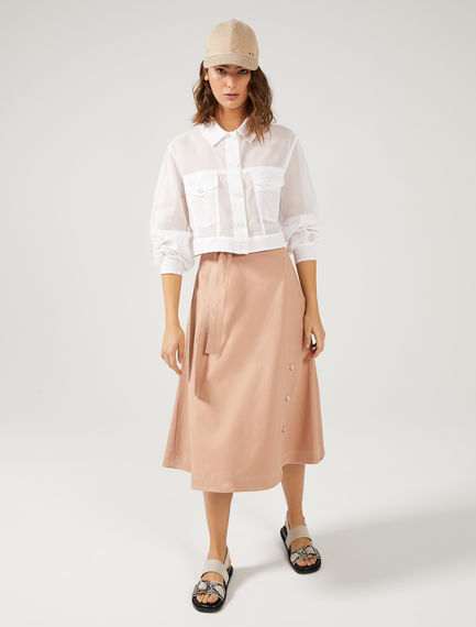 Giacchina stile denim in organza