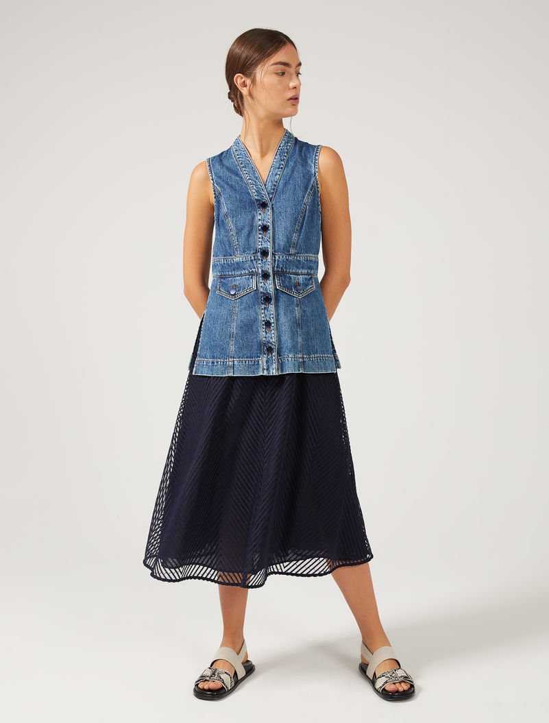 sportmax denim dress