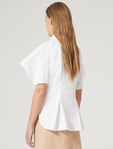 Camicia con maniche strutturate