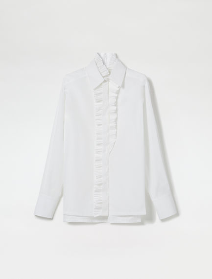 Camicia con dettagli plissé