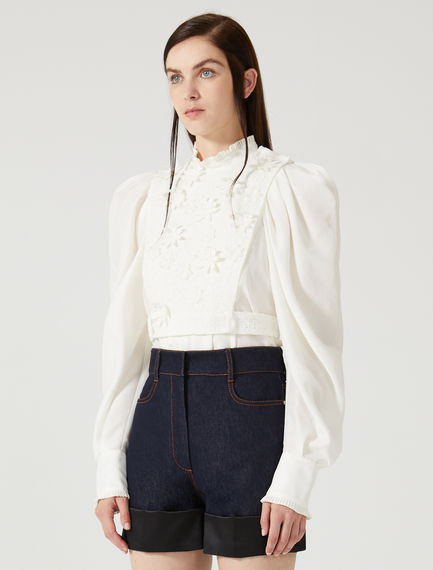 Pettorina in macramè