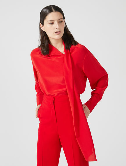 Silk Crepe Sashed Shirt Sportmax
