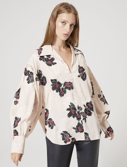 Oversized Geometric Jacquard Shirt Sportmax