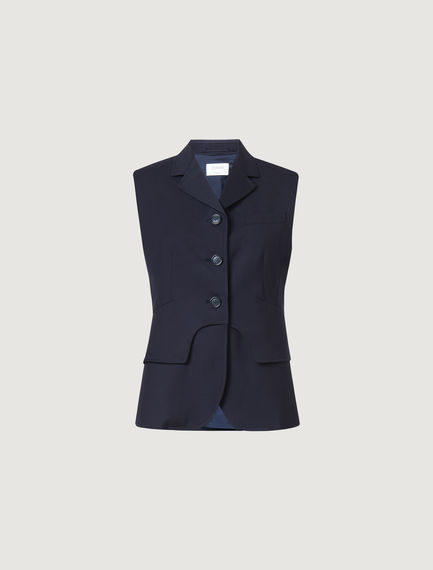 Gilet sartoriale in lana