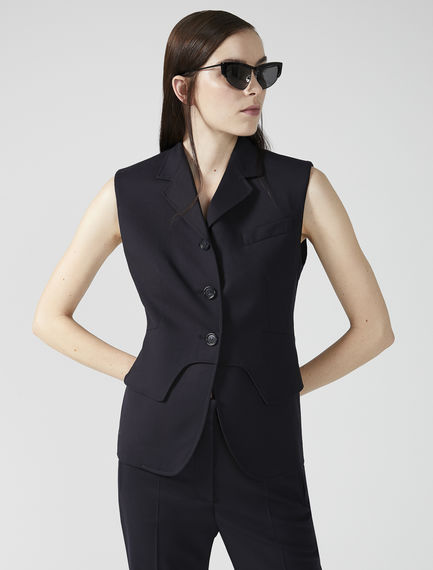 Gilet sartoriale in lana