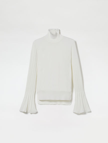 Maglia con dettagli a coste