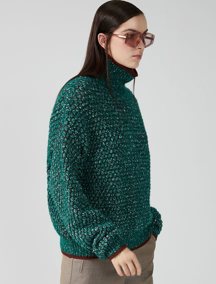 Textured Roll Neck Sweater Sportmax