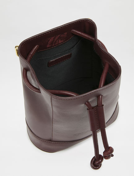 Mini secchiello in nappa
