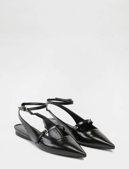 Ballerina in pelle laminata