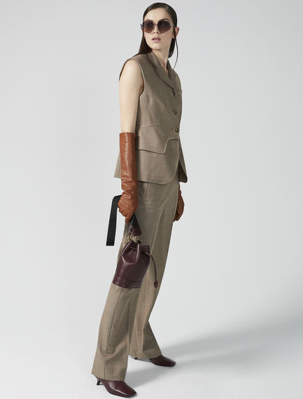 Guanti lunghi in nappa