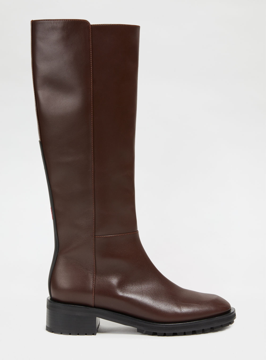chocolate leather boots