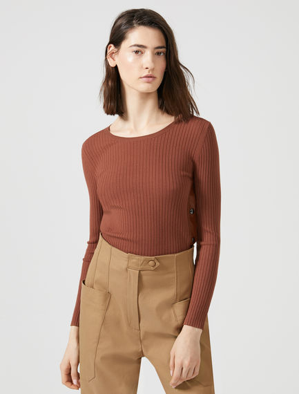 Side Slit Rib Sweater Sportmax